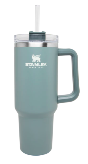 teal stanley coffee mug